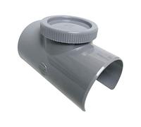 - Raccord PVC évacuation Nicoll - Selle de réparation PVC MF Ø100/90 avec bouchon de visite - Nicoll