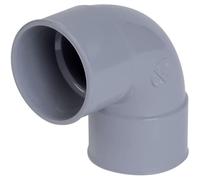Raccord PVC gris coudé 87°30 - Ø 32 mm - Double emboîture - Nicoll