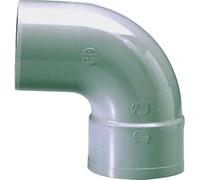 Raccord PVC gris coudé 87 degrés30 - Diamètre 125 mm - Simple emboîture - Girpi