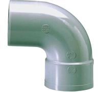 Raccord PVC gris coudé 87 degrés30 - Diamètre 63 mm - Simple emboîture - Girpi