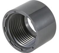 Raccord PVC - petit adaptateur, bague/anneau avec filetage 40 mm x 3/4"