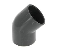 Raccord PVC pression noir coudé 45° - Ø 50 mm - Girpi