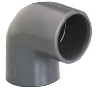 Raccord PVC pression noir coudé 90° - Ø 25 mm - Girpi