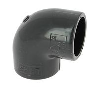 Raccord PVC pression noir coudé 90° - Ø 40 mm - Girpi