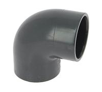 Raccord PVC pression noir coudé 90° - Ø 50 mm - Girpi