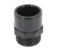 Raccord PVC pression noir droit - M 2 - Ø 63 mm - Girpi