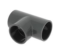 Raccord PVC pression noir en T - Femelle - Ø 50 mm - Girpi