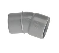 Wavin Raccord PVC Coude mâle-femelle 3025730 D40 Angle 22°30 Gris G