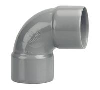 Wavin Coude PVC double femelle 3026055 87°30 D40 Gris