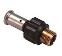 Raccord PVDF à sertir HENCO droit mâle Ø40 x 1 1/4' - 17PK-4007 G