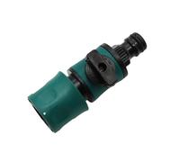 Raccord rapide 1/2 pouce vers 16 mm avec vanne for système d'irrigation de jardin - Accessoires de jardinage - 1 pièce(Single Nipple)