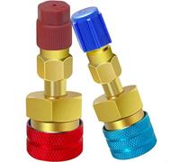 Raccord rapide, adaptateur R134A vers R1234YF, adaptateur haut bas côté connecteur kit de conversion pour tuyau de climatisation