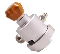 Raccord rapide avec jauge de couleur pour machine à eau gazeuse, adaptateur ASA avec valve de purge et tuyau, argent, 1 lot (B)