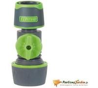 Raccord rapide avec vanne d'arrêt en bi matière Universel Ø12, 15 et 19mm G