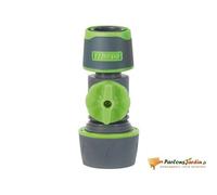 Raccord rapide avec vanne d'arrêt en bi-matière Universel Ø12, 15 et 19mm - Ribiland
