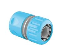 Cellfast Raccord rapide IDEAL™ flow 1 – Acier inoxydable, ABS, raccord 2 extrémités – 57-027 gris