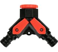 Raccord rapide, collecteur 1/2" avec vannes d'arrêt, vanne 2 voies