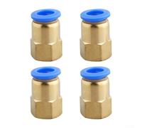 Raccord rapide coudé pneumatique avec filetage interne droit et joints multiples pour une fiabilité zéro fuite (PCF10-02)