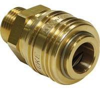 Raccord rapide cuivre BSPP fileté/fileté mâle MS NBR fileté 1/4 pouce