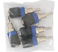 Raccord rapide de sécurité universel femelle pour flexible Ø 8mm - Lot de 5 - ANI - 06225.05