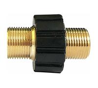 Raccord Rapide de Tuyau, Adaptateur pour Nettoyeur Haute Pression à Double Mâle M22 x 1,5 Compatible avec Karcher, Karcher HD & HD