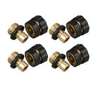 Raccord Rapide de Tuyau d'Arrosage - Accessoire Étanche à Ajustement Précis 19 Millimètres - Raccords de Tuyau d'Arrosage à Connexion Instantanée - pour Nettoyeurs Haute Pression Robinets Pulvérisateu