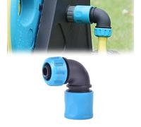 Raccord rapide de tuyau en ABS de 1,27 cm, raccords de tuyau d'arrosage de 12,5 mm pour irrigation/lavage de voiture, capables de connexion facile, plastique ABS durable et étanche (1 pièce)