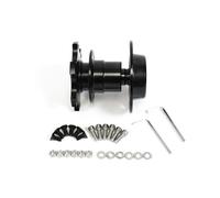 Raccord rapide de volant Snap ON OFF noir Quick Release 6x70m