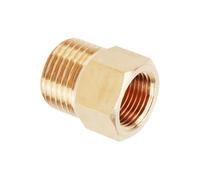 Raccord rapide, douille hexagonale réductrice, adaptateur BSP, raccord de tuyau hexagonal en laiton, 1 pièce(Male to Female,A 1/2 BSP_B 1/8 BSP)