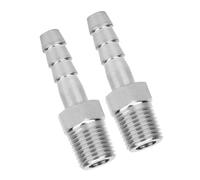 Raccord Rapide en Acier Inoxydable 304, Joint cannelé 1/4in BSPT Mâle