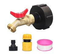 Raccord rapide en laiton pour robinet de conteneur sans couture Camlocks vers tuyau standard multi-usages IBC valves IBC