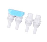 Raccord Rapide En Plastique CPC De Joint Barbelé Double Extrémité Femelle Débits Élevés Pour Instrument Beauté Connexion À Double Tuyau Raccord Joint Barbelé En Plastique