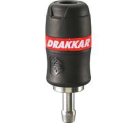 Raccord rapide femelle de sécurité passage d'air 6mm pour tuyau de 8mm - Lot de 10 - DRAKKAR EQUIPEMENT - 01308.10