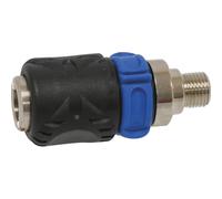 Raccord rapide femelle de sécurité universel filetage mâle 1/4 - Lot de 5 - ANI - 06220.05
