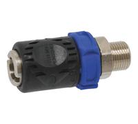 Raccord rapide femelle de sécurité universel filetage mâle 3/8 - Lot de 5 - ANI - 06221.05