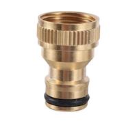 Raccord rapide fileté en laiton 1/2", 3/4" 1", 16 mm, for robinet, compatible avec les pistolets à eau de lavage auto et les machines à laver. Adaptateur de robinet (1 pièce).(1I2 F-Thread)