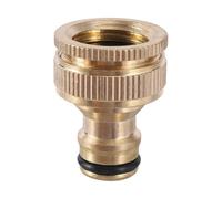 Raccord rapide fileté en laiton 1/2", 3/4" 1", 16 mm, for robinet, compatible avec les pistolets à eau de lavage auto et les machines à laver. Adaptateur de robinet (1 pièce).(1I2 To 3I4 F-Thread)