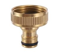 Raccord rapide fileté en laiton 1/2", 3/4" 1", 16 mm, for robinet, compatible avec les pistolets à eau de lavage auto et les machines à laver. Adaptateur de robinet (1 pièce).(1 Inch F-Thread)