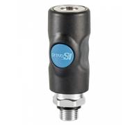 Raccord rapide fileté male cylindrique 6mm - PREVOST - ISI 061151