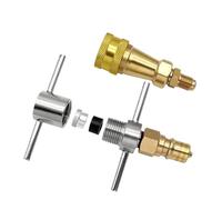 Raccord Rapide For Réfrigérateur 1/4 Pouce, Connecteur De Rondelle En Laiton, Prise De Sortie For Réfrigérateur, Outils De Conditionnement De Pression