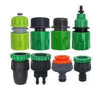 Raccord Rapide for Robinet de Jardin 1/2" 3/4" avec Tuyau 1/4" for système d'irrigation Goutte à Goutte(T-Stop)