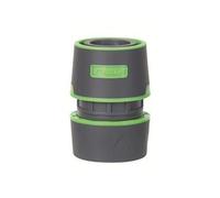 Ribimex Raccord rapide Gros débit bi-matière pour tuyau d'arrosage Ø25 mm