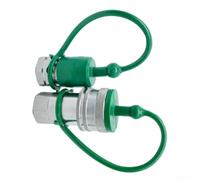 Raccord rapide hydraulique M22 x 1,5 en acier au carbone pour tracteurs, filetage intérieur robuste pour une connexion étanche, changement rapide minimise les temps d'arrêt, (kit complet)