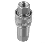 Raccord rapide M16 x 1,5 mm avec filetage intérieur pour une utilisation sûre dans l'industrie pétrolière et sidérurgique.