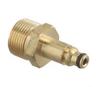 Raccord rapide M22 en laiton pour tuyau de nettoyeur haute pression, outil de conversion compatible avec filetage MM pour LAVOR, AR, Leach, quatre séries de résistance à la pression 220 bar (pour AR)