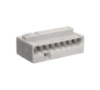 Raccord rapide MICRO 8 x 0,6-0,8 mm² gris clair 243-308