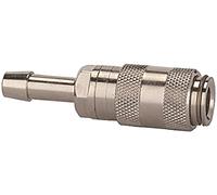 Raccord rapide NW 2,7 en laiton nickelé AG IG Raccord de tuyau verrouillable d'un côté M5 AG IG 4 x 3 5 x 3 6 x 4 Raccord rapide (4 x 3, avec raccord de tuyau)