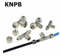 Raccord rapide pneumatique en nickel cuivré for tuyau de 4, 6, 8, 10, 12 mm, filetage 1/8, 1/4, 1/2, adaptateur eau/gaz RO(KNPB,12MM OD HOSE_1/2")