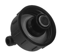 Raccord Rapide pour Paquet de Sirop Bib, Adaptateur PE Noir | Coupleur Coudé Étanche, Compatible Plupart des Systèmes Bib, pour Distributeurs de Jus