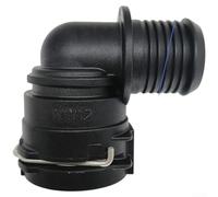Raccord rapide pour tuyau de liquide de refroidissement NW12 avec diamètre intérieur de 16 mm, en nylon renforcé pour une résistance aux hautes températures, adapté pour les conduites d'eau et de